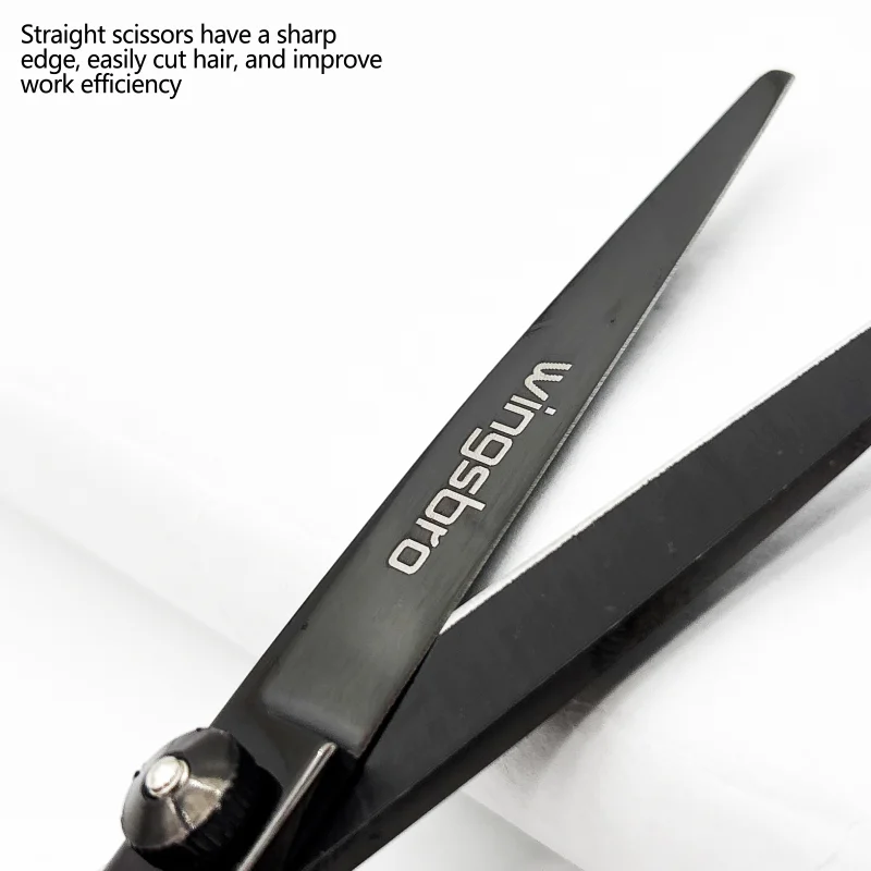 Hair Scissors 6.5" Stainless Hairdressing Scissors Barber Shop Hair Cutting Scissors Thinning Shears Haircut Set image 3