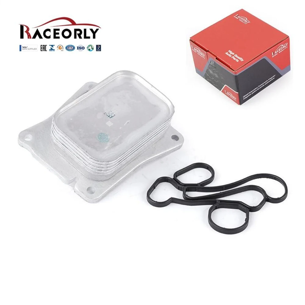 RACEORLY Engine Oil Cooler W/G For Mercedes W203 W204 W211 CL203 M271 2711880401