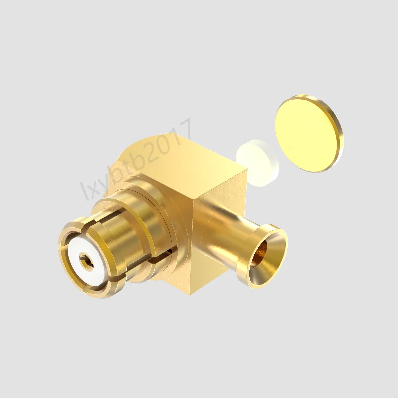 SMP-KWB1 ultra-small joint matching 047 semi-flexible semi-steel curved female head welding SFT-50-1 line RG178 line
