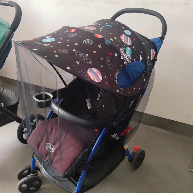 Baby stroller sunshade, walking children's magical sunshade, sunshade cover, children's stroller UV resistant sunshade canopy