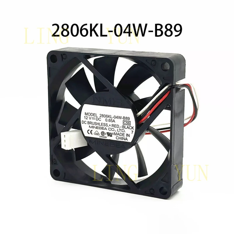 Z   for  NMB 2806KL-04W-B89 12VDC 0.65A 70*70*15mm 3Pin Energy-Efficient Case cooling fan