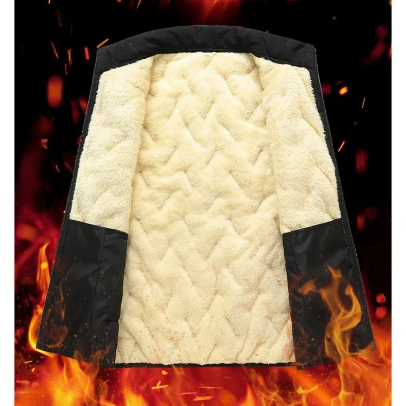 

Осень-зима, мужской кашемировый жилет, ветрозащитная куртка без рукавов из овечьей шерсти, парка, жилет, пальто, мужской универсальный утепленный жилет на открытом воздухе
