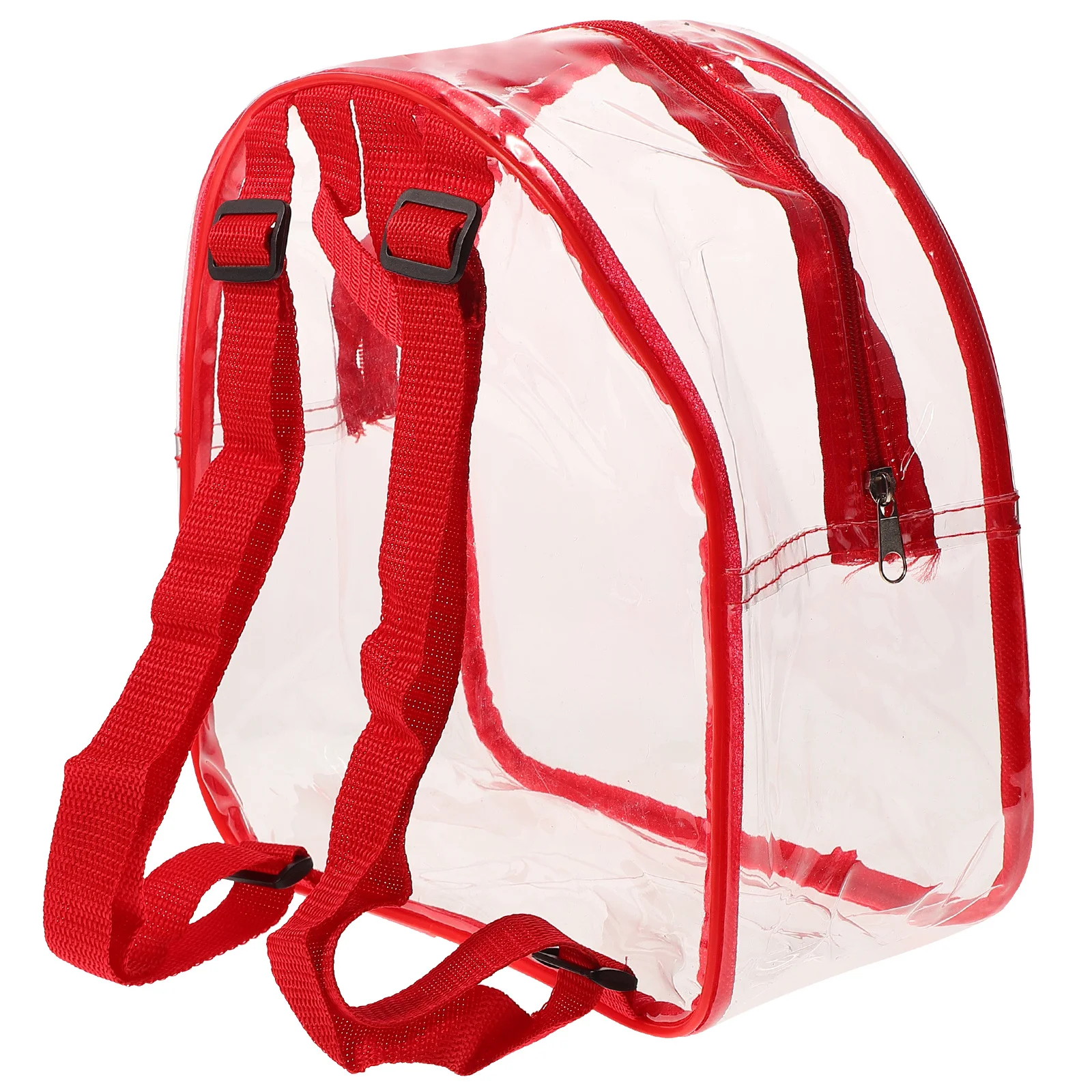 حقيبة شاطئ صيفية شفافة حقيبة ظهر شفافة من مادة PVC شديدة التحمل ومهرجانات السفر والحفلات الموسيقية وحقيبة ظهر صغيرة للنساء #4