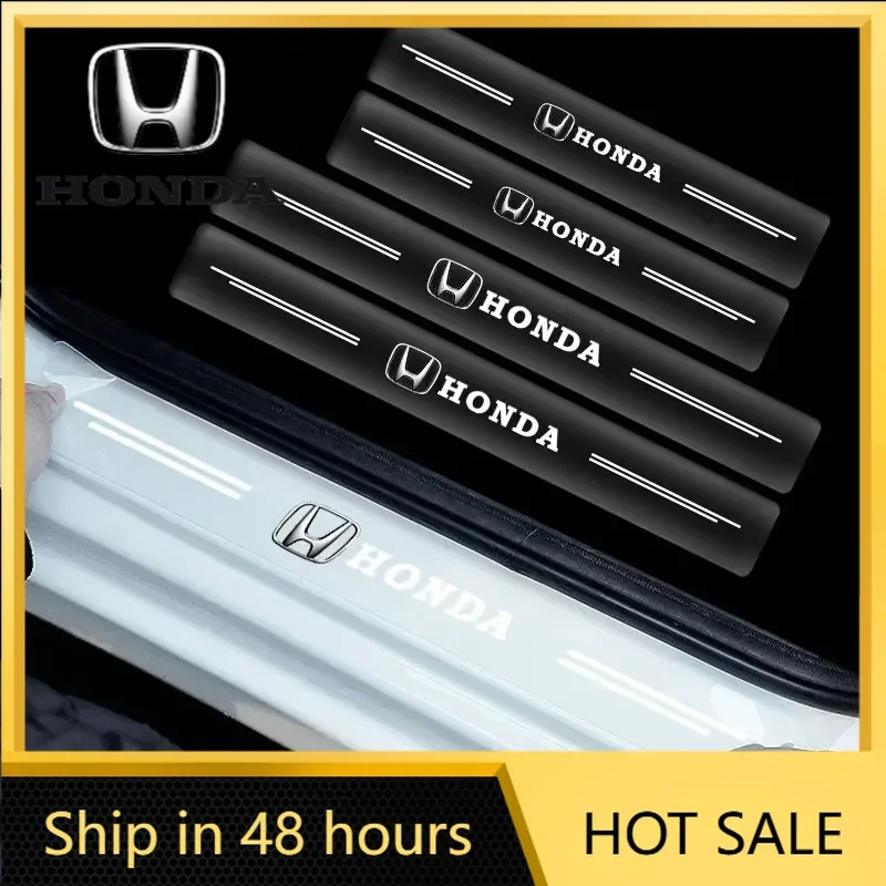 

Новые автомобильные аксессуары: Прозрачные 3D-наклейки-накладки на пороги для Honda Accord, Odyssey, Civic