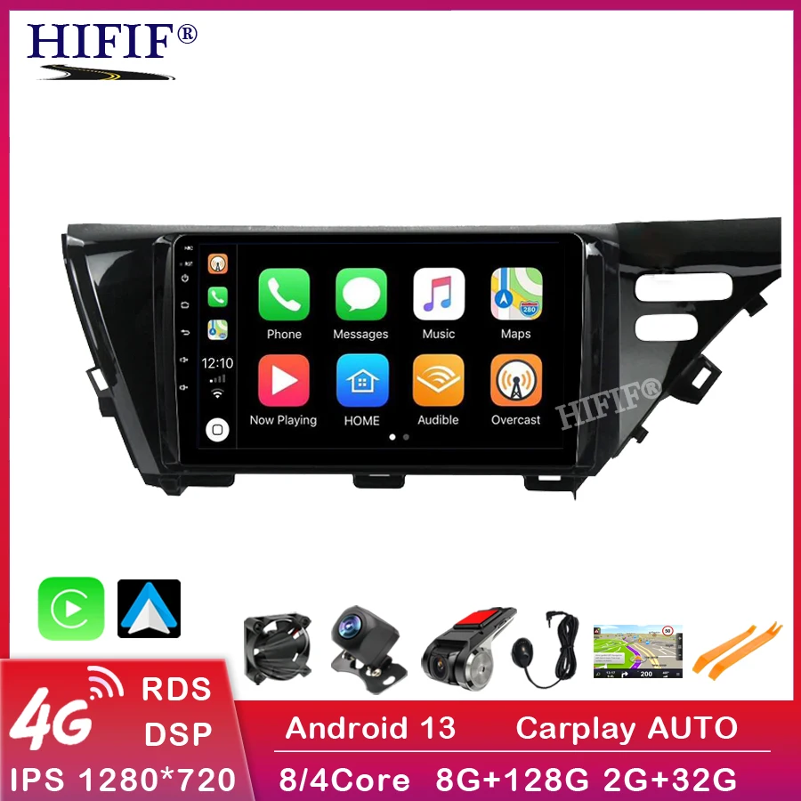 

Android 13.0 For Toyota Camry 8 XV 70 2017-2020 Car Radio Multimedia Video Player Navigation stereo Carplay No 2din 2 din dvd