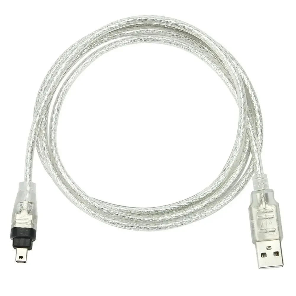 Kabel do transmisji danych USB, eee 1394 4 Pin do USB Mini wtyczka Firewire dla MINI kamery DV HDV do edycji 1M