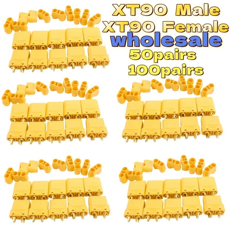 

XT90H Plug 4.5mm Banana Male Female Adapter for RC Drone Car Lipo Battery Motor With Protective Shell 50/100Pair wholesale