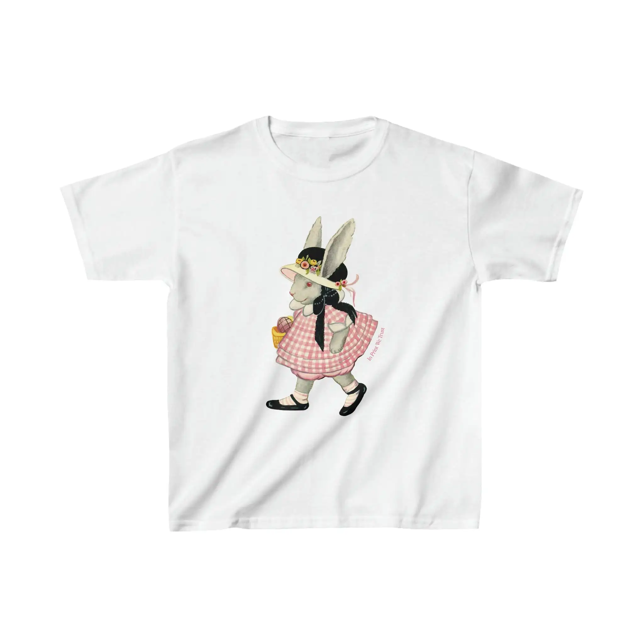 

Vintage Streetwear Baby Tee Slim Y2k Crop top Grunge Goth Harajuku Aesthetics kawaii rabbit Graphic Short Sleeve T-shirt emo