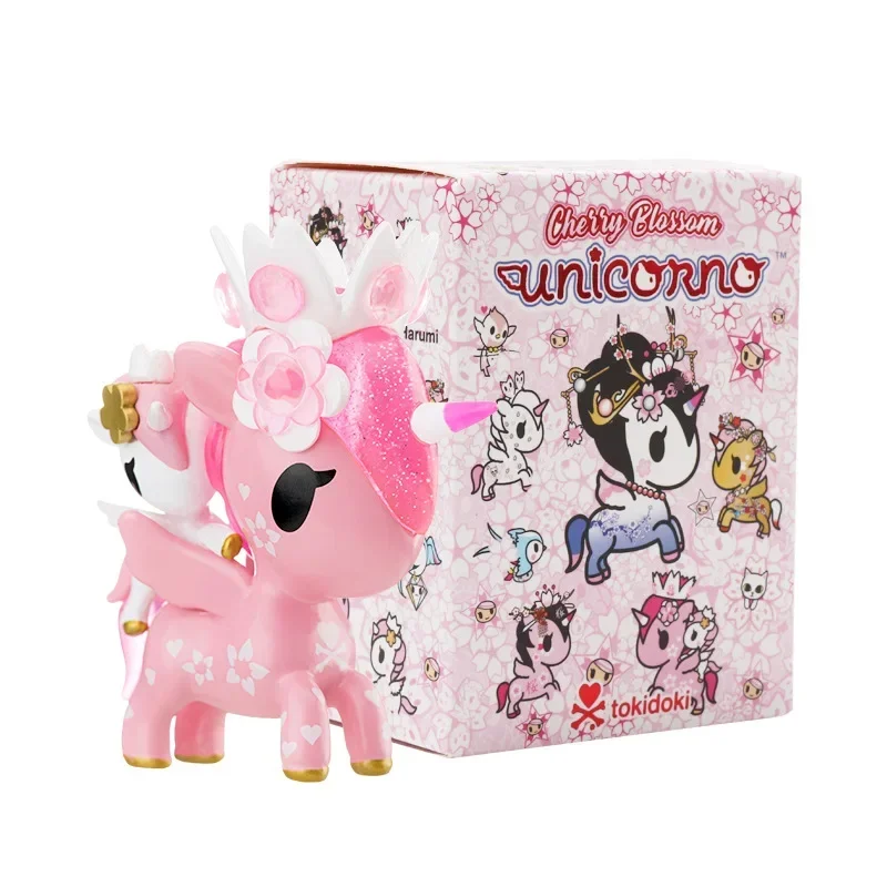 Tokidoki Unicorno Sakura Unicorn Blind Box Toys Anime Mystery Box Mistery Figure Caja Misteriosa Kawaii Model Girl Birthday Gift