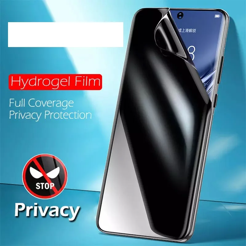 Anti Spy Privacy Hydrogel Film For Xiaomi 11 Lite Mi 10 CC9 Pro Soft Film For Redmi Note 11 10 Pro Max 9 8 7 Screen Protector