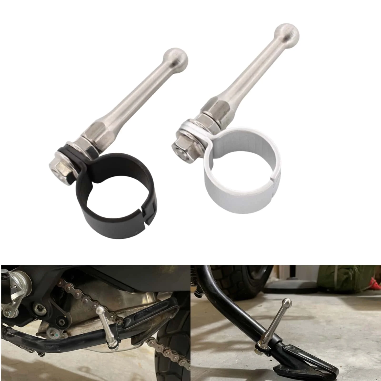 

Aluminum Parking Assistant Tool For BMW Foot Widener Side Kickstand Extension Pad Adjustable Motorcycle Side Stand Tripod