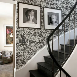 Retro Dark Floral French Style Wallpaper Peel And Stick PVC Black Flower Wall Decor Waterproof Vintage Furniture Cabinet Sticker