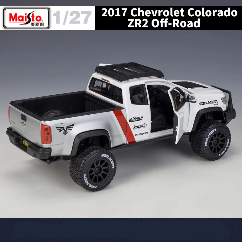 Maisto 1:27 2017 Colorado ZR2 Pickup Alloy Car Model Diecasts Metal Off-Road Vehicles Car Model Simulation Collection Kids Gifts