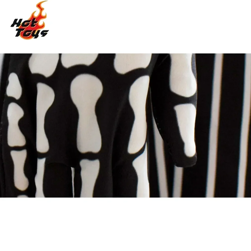 잭 코스프레 Skellington 코스프레 의상 크리스마스 잭 제복 옷 줄무늬 남자 정장 무서운 공포 잭 할로윈 의상