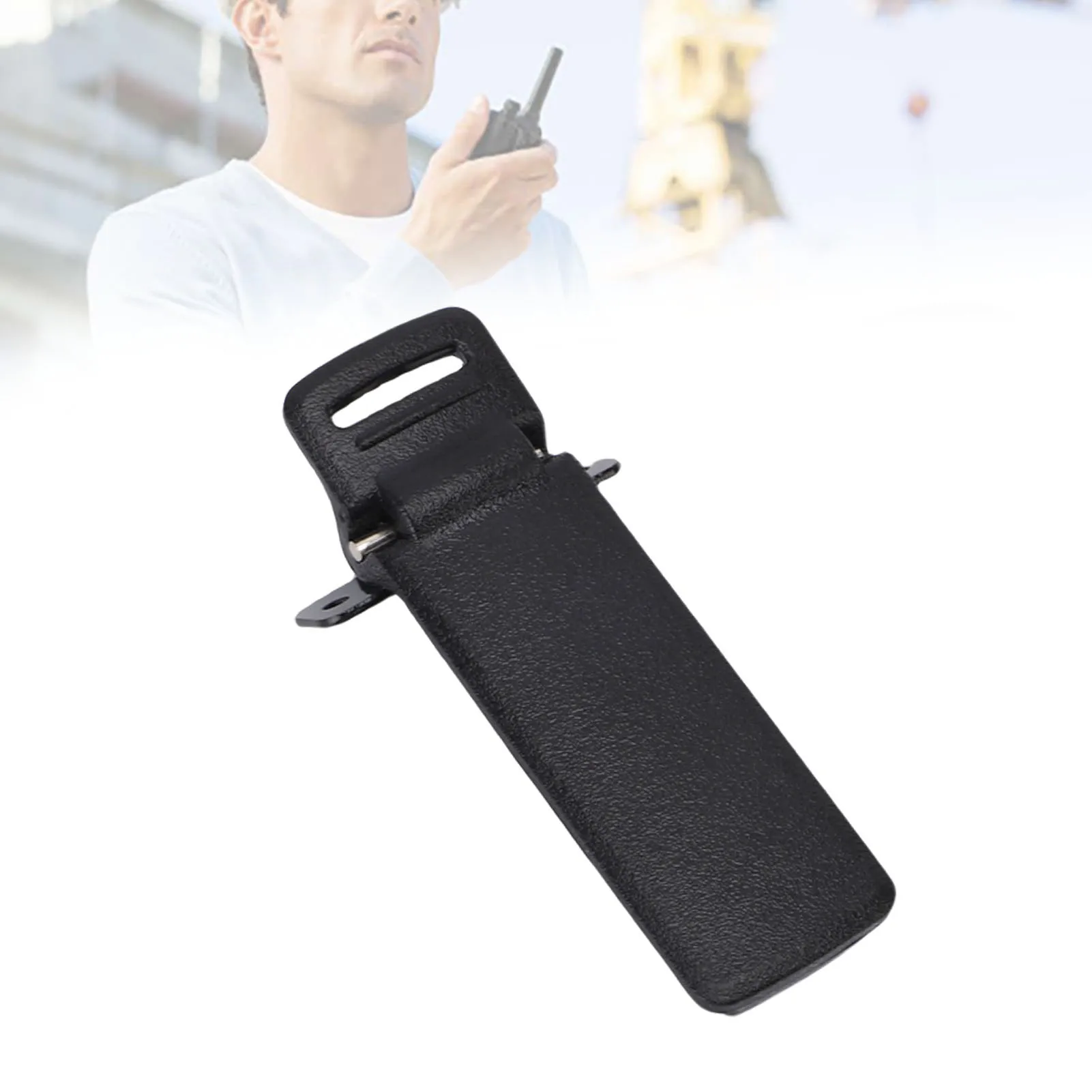 

Зажим для пояса для радиостанций, стабильное крепление, простая установка, подходит для радиостанций серии UV5R UV5RA UV5RB UV5RC 5RD 5RE 5RE Plus