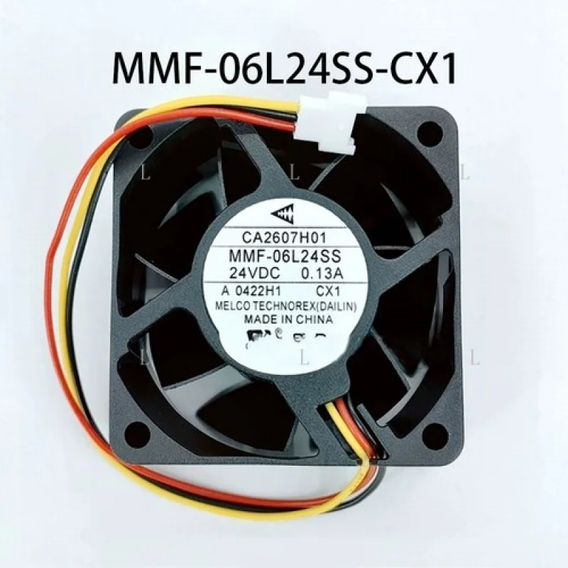

L Инверторный охлаждающий вентилятор для MELCO 60*60*25 мм MMF-06L24SS-CX1 CA2607H01 24 В постоянного тока 0,13 А