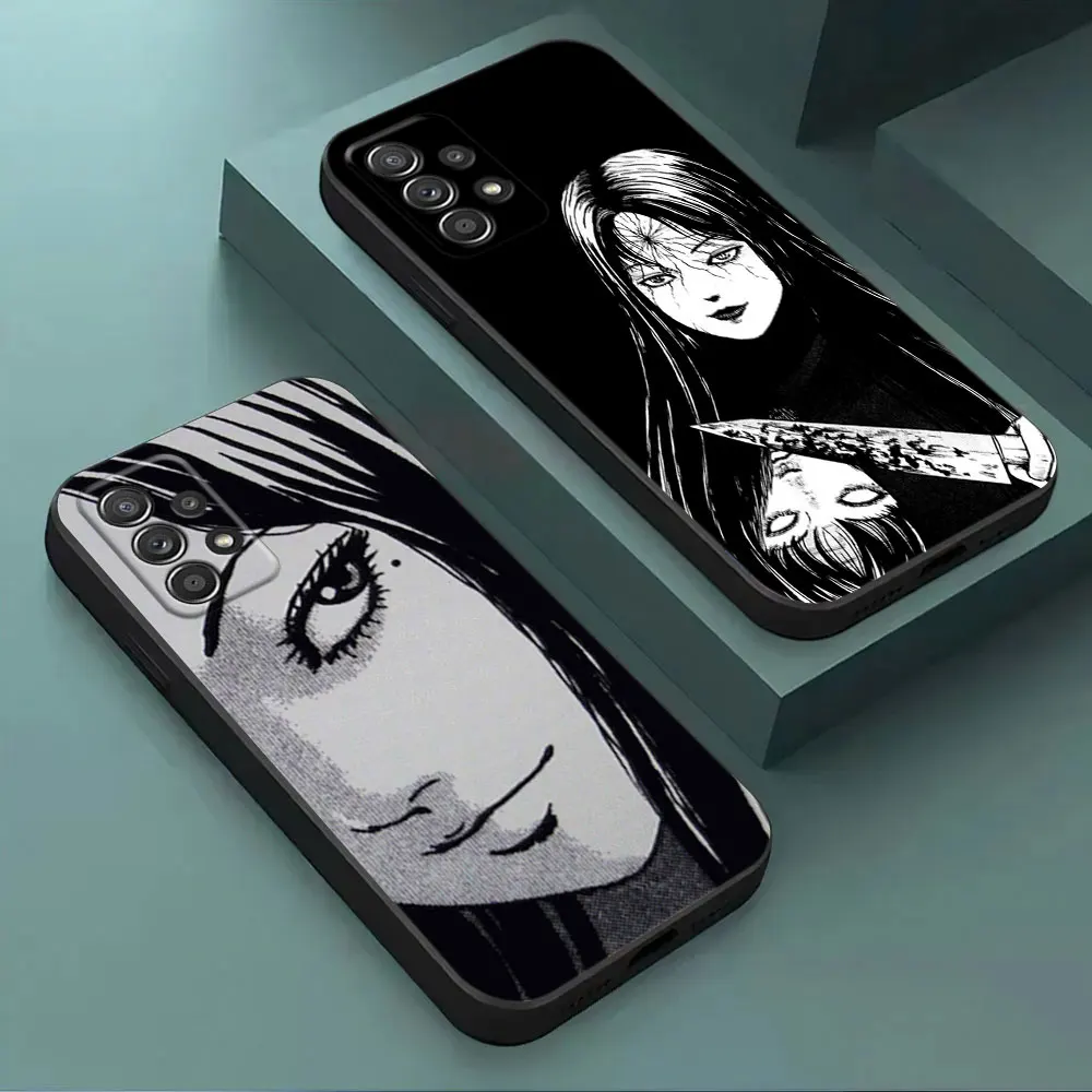 Horror Comic Tomie Junji Ito Manga Phone Case For Samsung Galaxy A15 A25 A24 A23 A22 A21S A20s A13 A10 A05 A04 A03 A02 A14 Cover