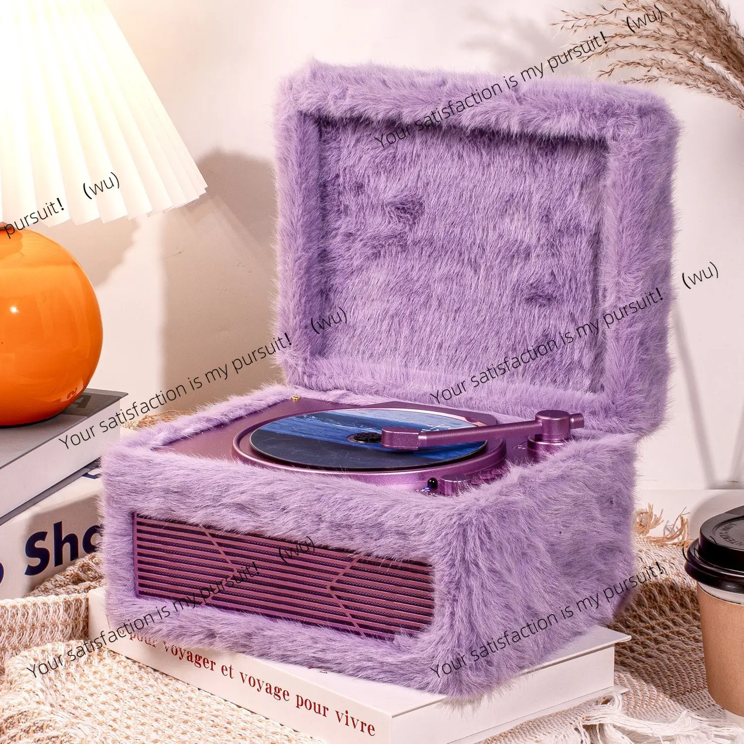 M730 retro CD player, plush powder album CD playback can be connected to Bluetooth speaker