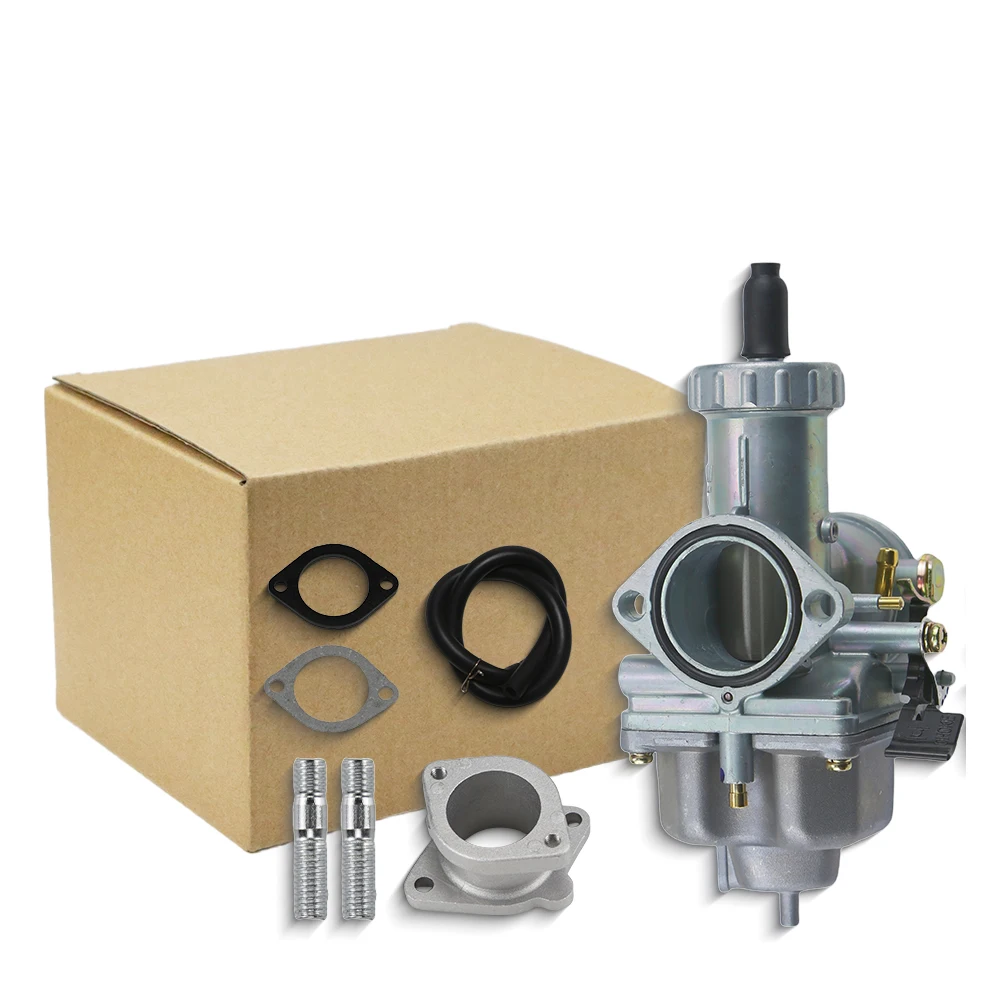 

PZ33 33 mm Racing Carburetor + TMX-Style Intake Manifold Kit for 250-400 cc Motorcycles & ATVs – Plug & Play