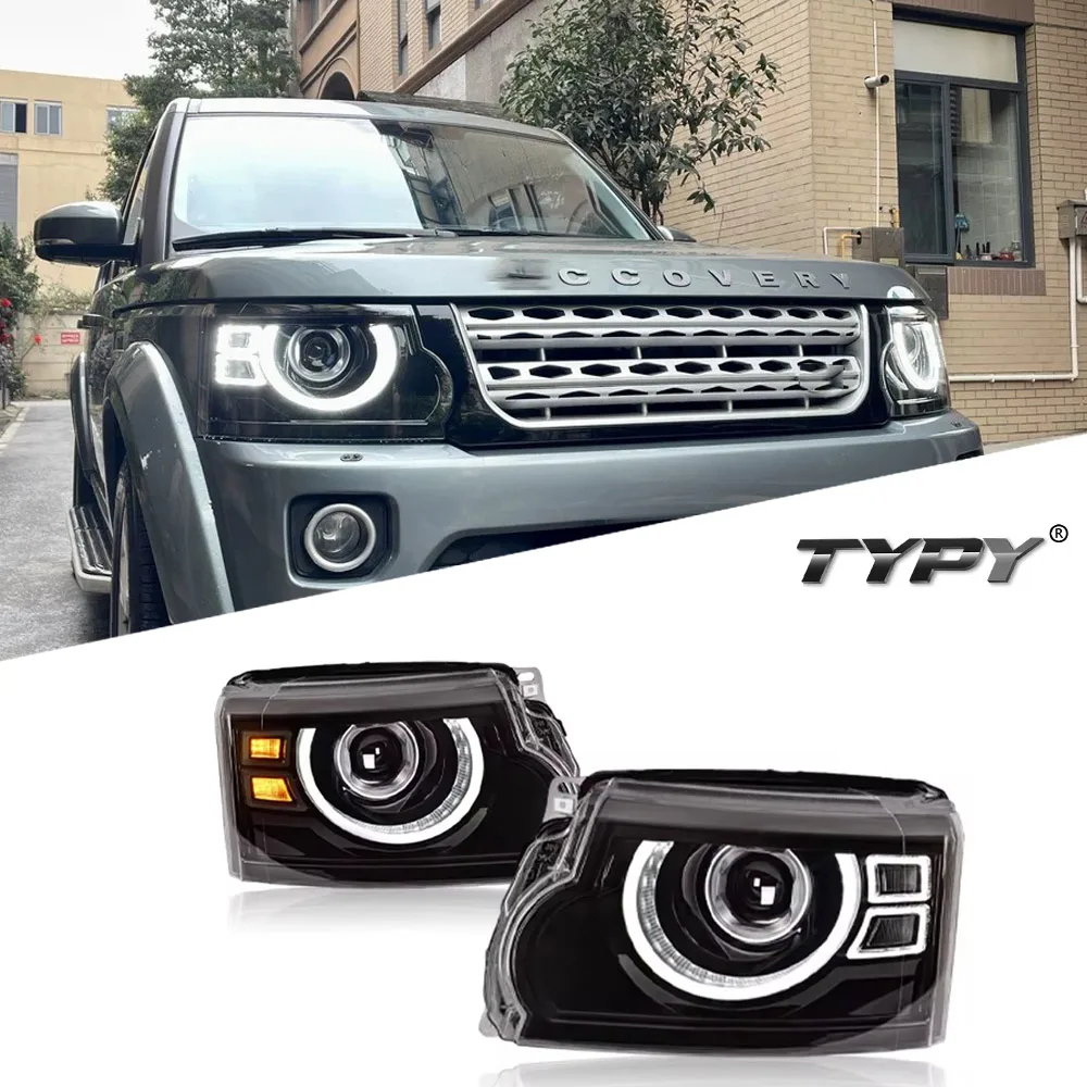 

Head Lamp For Land Rover Discovery 4 Headlights 2010-2017 Upgrade to NEW Defender Style Headlights Automobile Tail Lamp Assembly