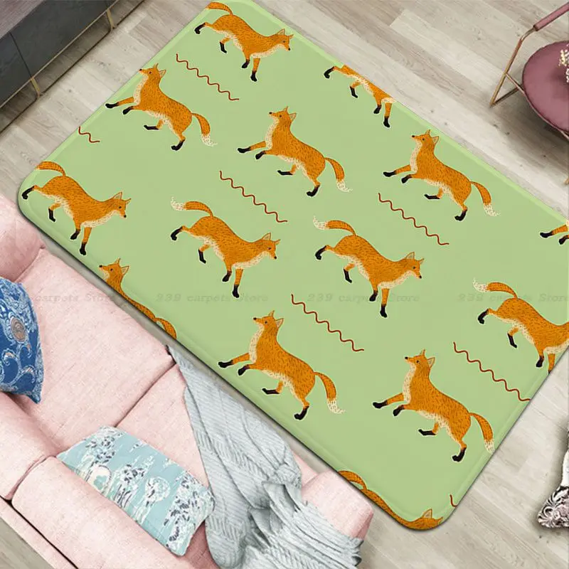 Cute Fox Animal Bathroom Mat Cheaper Anti-slip Modern Living Room Balcony Printed Welcome Doormat