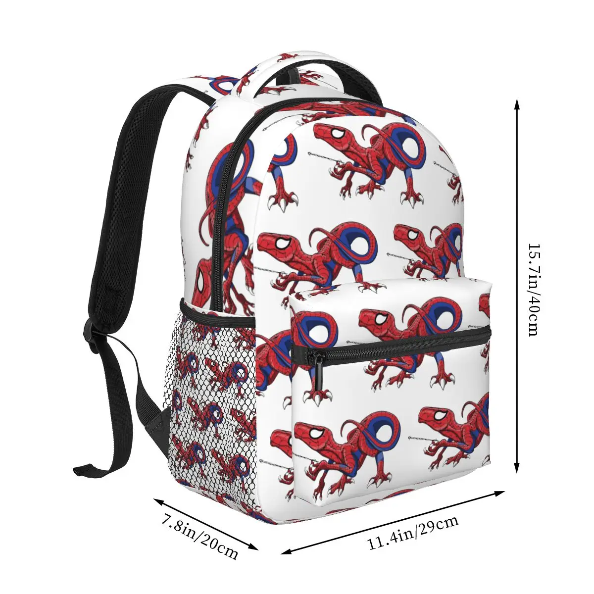 The Amazing Spideraptor! Backpacks Boys Girls Bookbag Children School Bags Cartoon Kids Rucksack Shoulder Bag Large Capacity