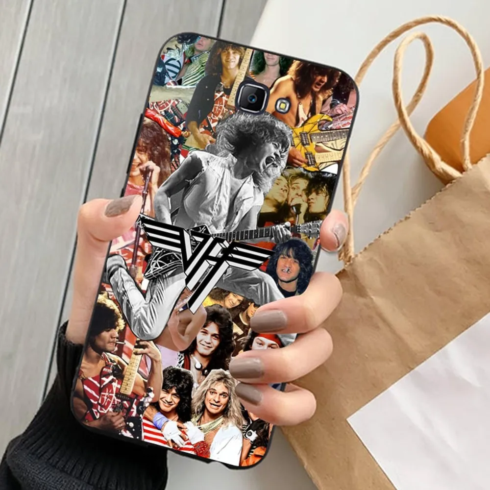 E-Eddie V-Van-Halen Music Guitar Phone Case For Samsung J 7 Plus 7core J7 Neo J6 Plus Prime J6 J4 J5 Mobile Cover