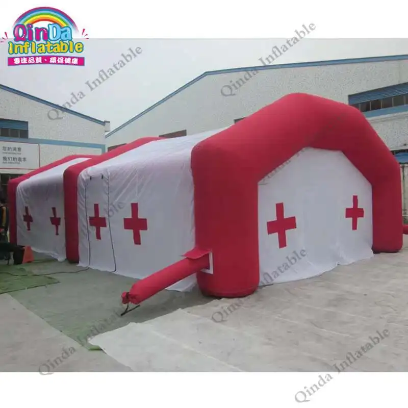 Tente gonflable personnalisée d'hôpital de terrain de tente gonflable d'abri de premiers secours pour l'extérieur
