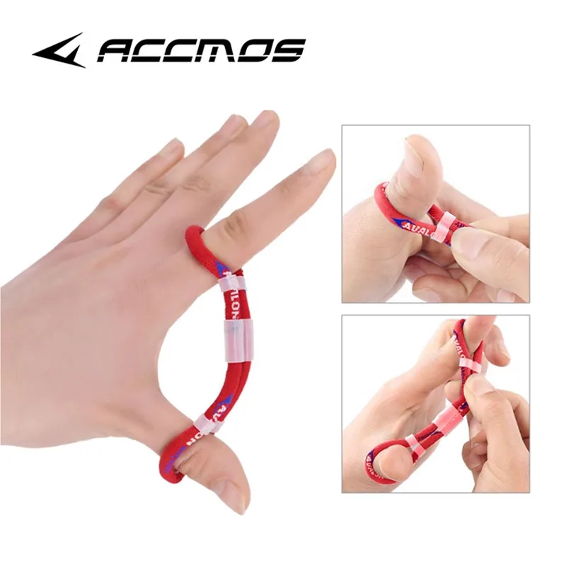 الرماية إصبع الرافعة قوس منحني إصبع مضفر المعصم الرافعة حزام قابل للتعديل الصيد اطلاق النار الجلود 125 مللي متر 135 مللي متر #6