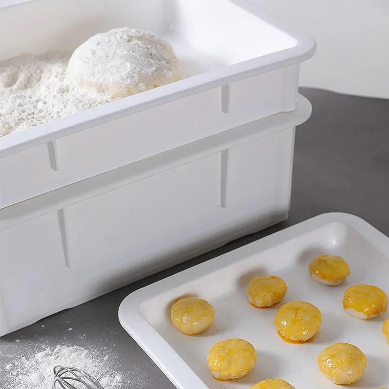 Caja de Almacenamiento para Masa de Pizza Hershey, Caja de Fermentación y Refrigeración para Pan, Material Plástico, Estilo Japonés, Contenedor de Almacenamiento para Cocina