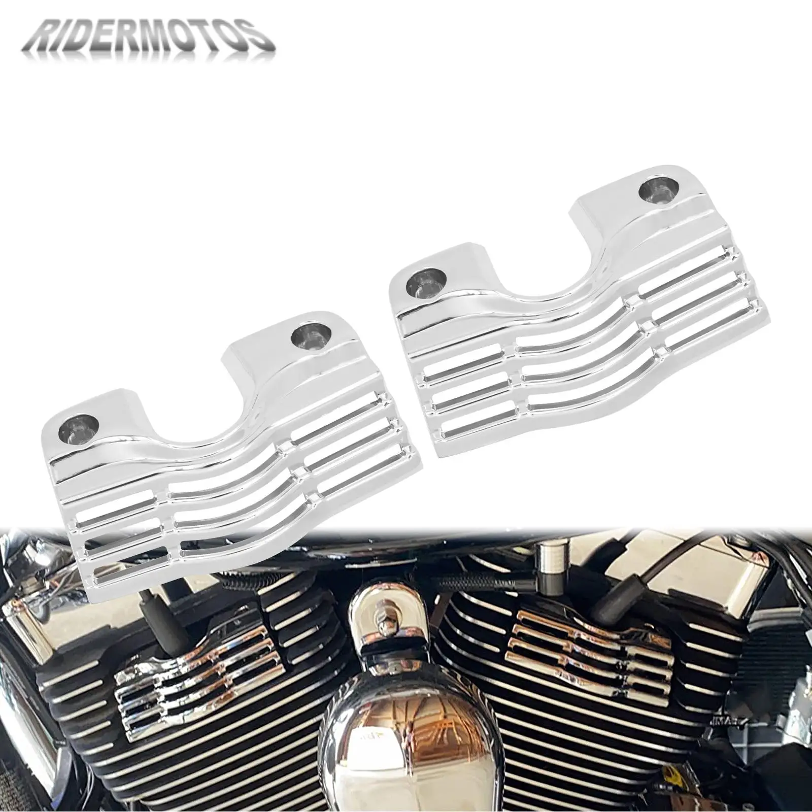 

Motorcycle Slotted Head Bolt Spark Plug Covers For Harley Touring Road King Electra Glide Road Glide FLTR FLHTK Ultra 1999-2014