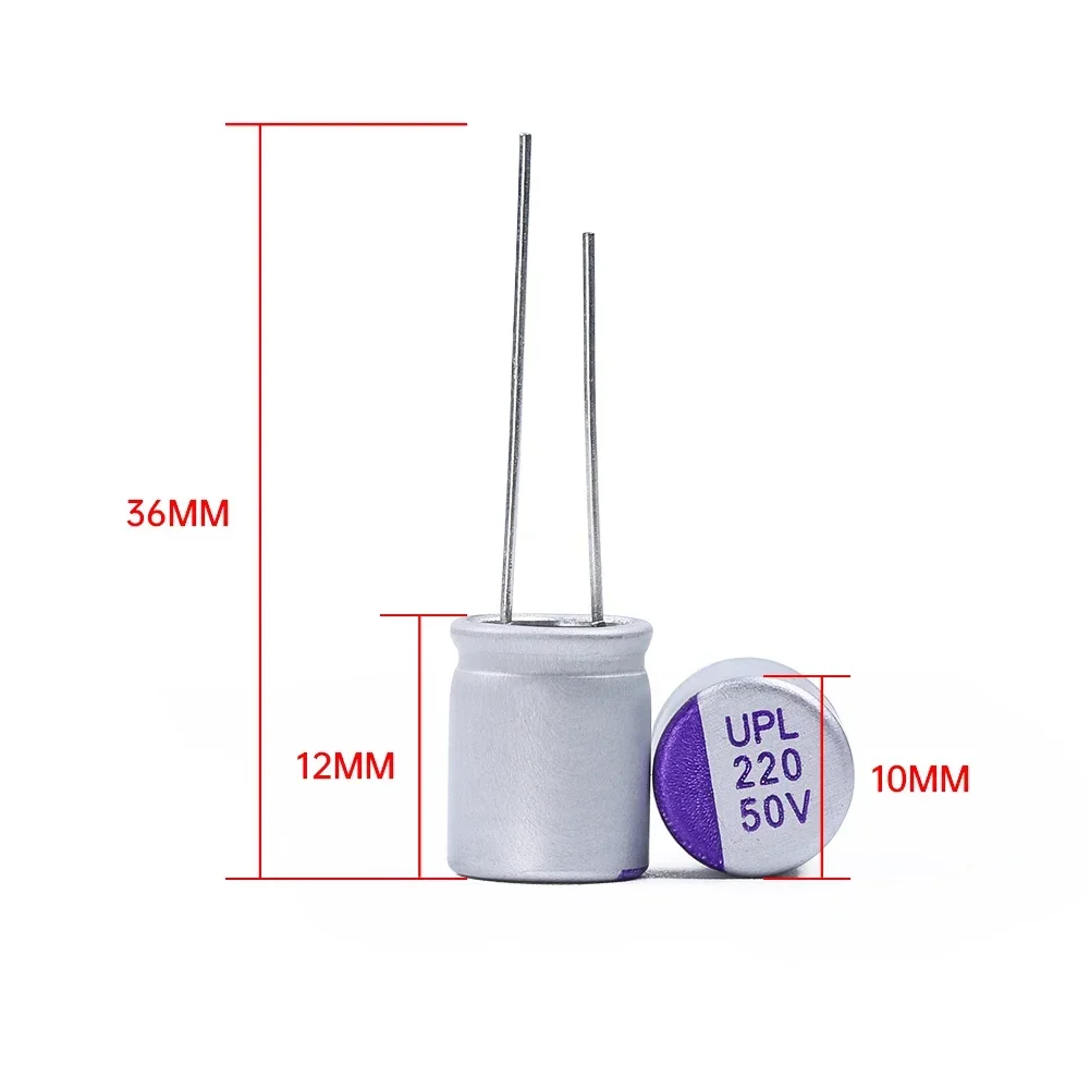 Condensador sólido de baja impedancia de larga duración, 5 uds., 16V, 470UF, para filtro RC ESC