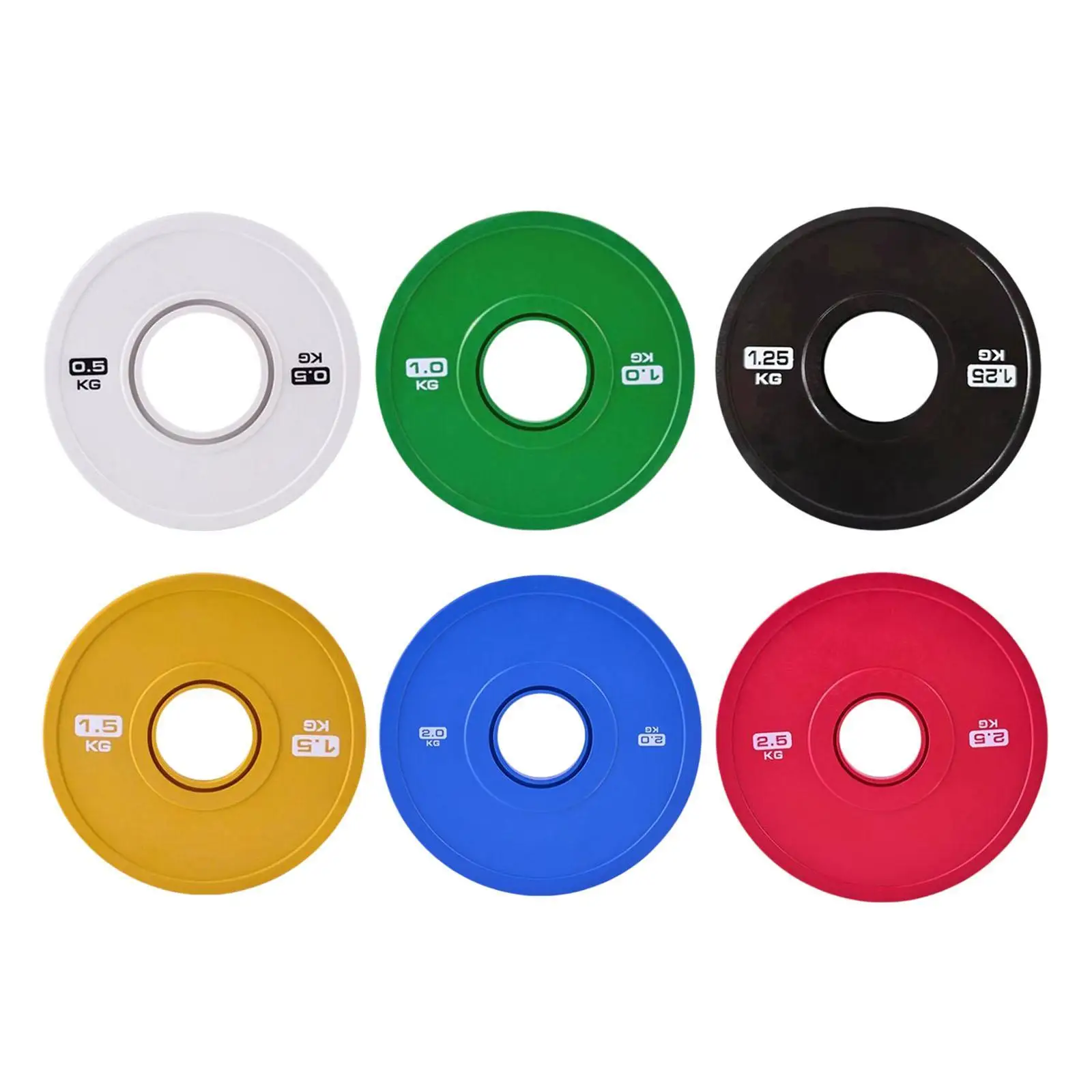 Fraktionierte Hantel-Hantelplatte, Gummi-Stahl-Langhantelplatte für Unisex-Erwachsene, Heimtraining, Heben