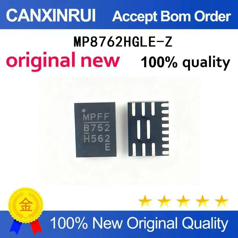 

(5-100 Pieces) Brand new original MP8762HGLE-Z MP8762 QFN16 DC/AC converter spot chip