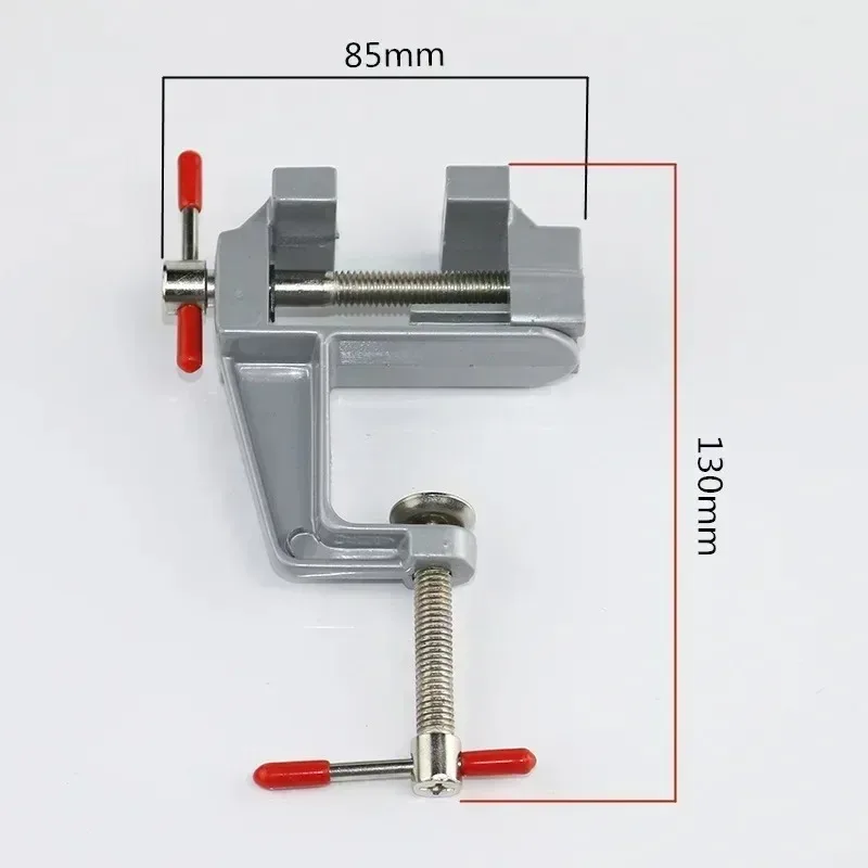 미니 알루미늄 취미 다기능 클립 작업대, 소형 수리 및 DIY 프로젝트, 내구성 및 조절 가능, 바이스 컴팩트, 1 개