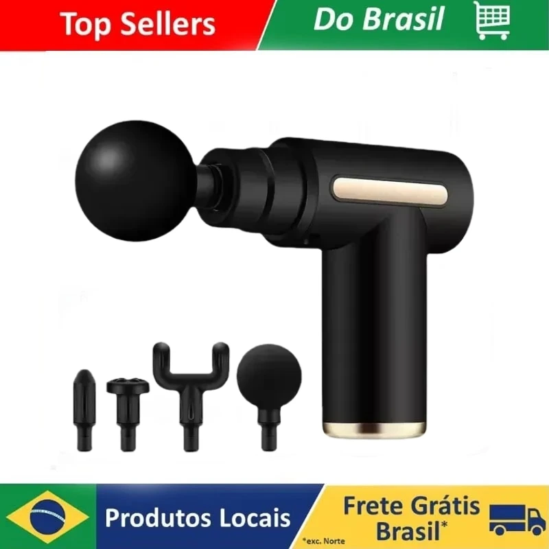 Massageador Elétrico de Alta Frequência Profissional para Massagem Muscular