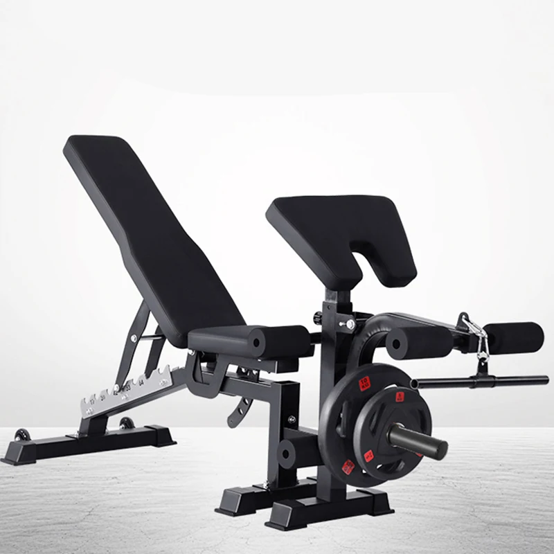 Smith Machine Matching Adjustable Weight Bench Press Sit-Up Training Bench