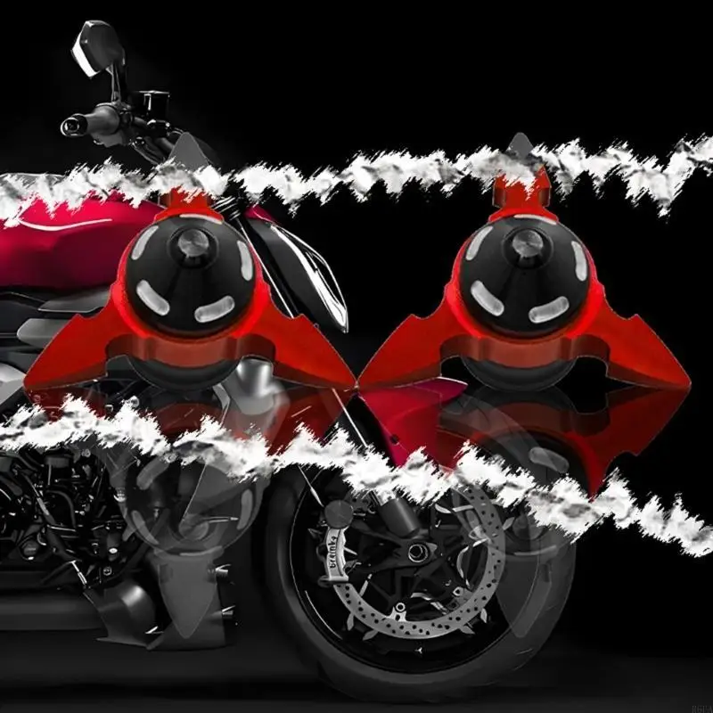 R6FA Par motocicleta Slider Slider Caps decorativos Capas proteção garfo dianteiro alumínio para resistência e