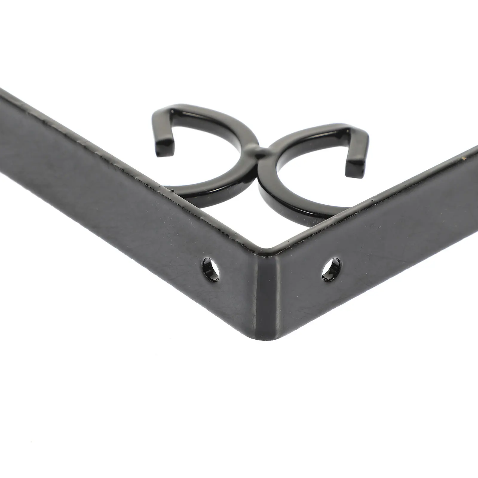 

2Pcs Wall Shelf Brackets Iron Heavy Duty Shelf Fixed Brackets Multi-Use Angle Support for Home Workshop Kitchen Bathroom Balcony