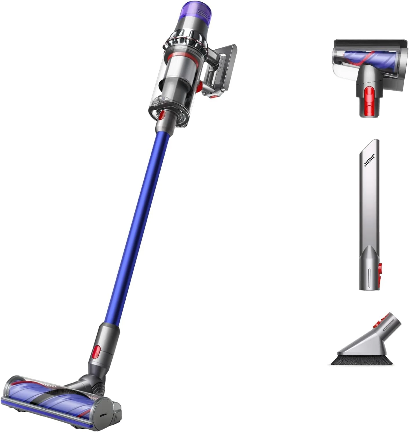 Origin Cordless Vacuum Cleaner, Nickel/Blue