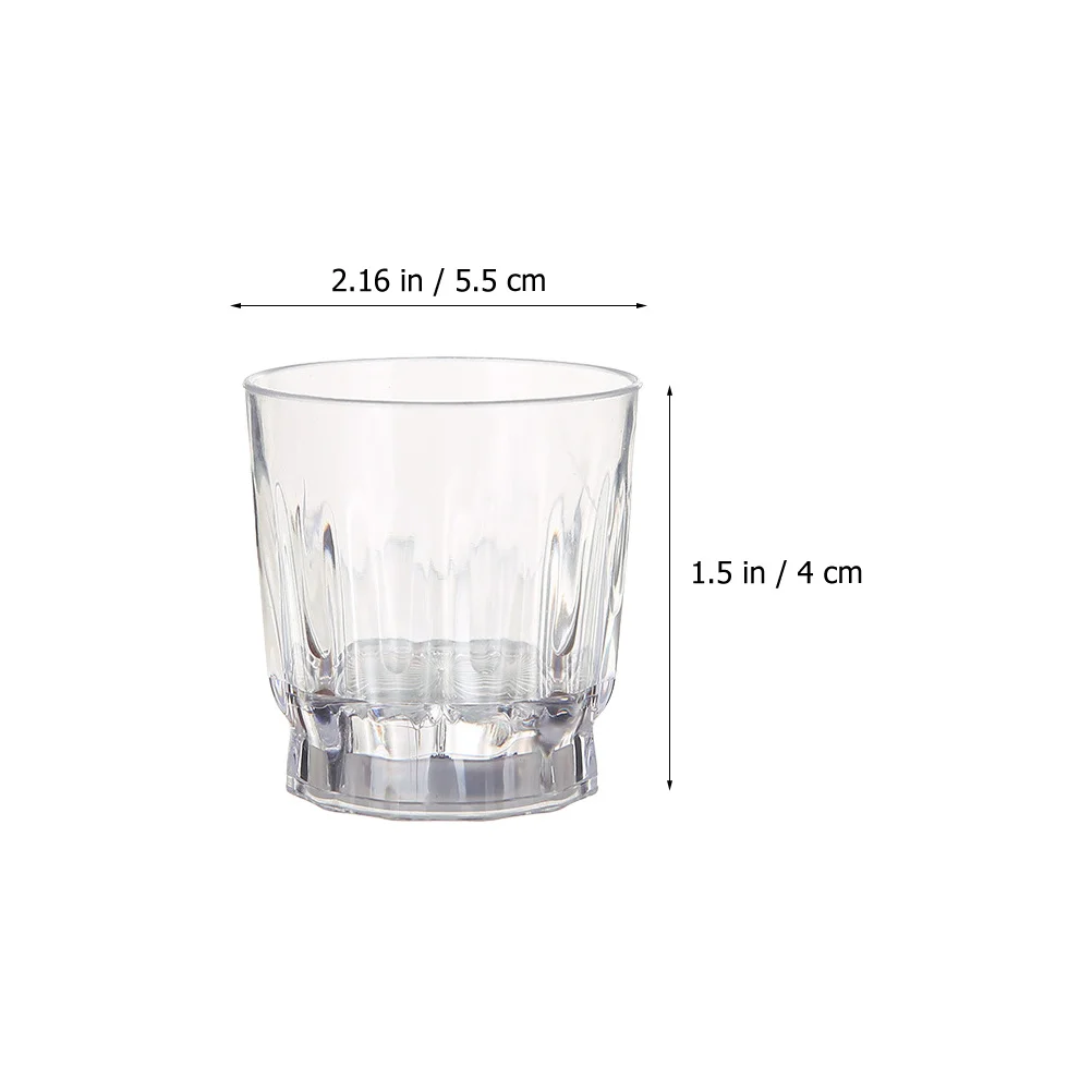 

6Pcs Luminous Wine Cups with LED Lights Glowing Plastic Glasses for Cocktails Whisky Juice Party Favors Bar Ktv Event