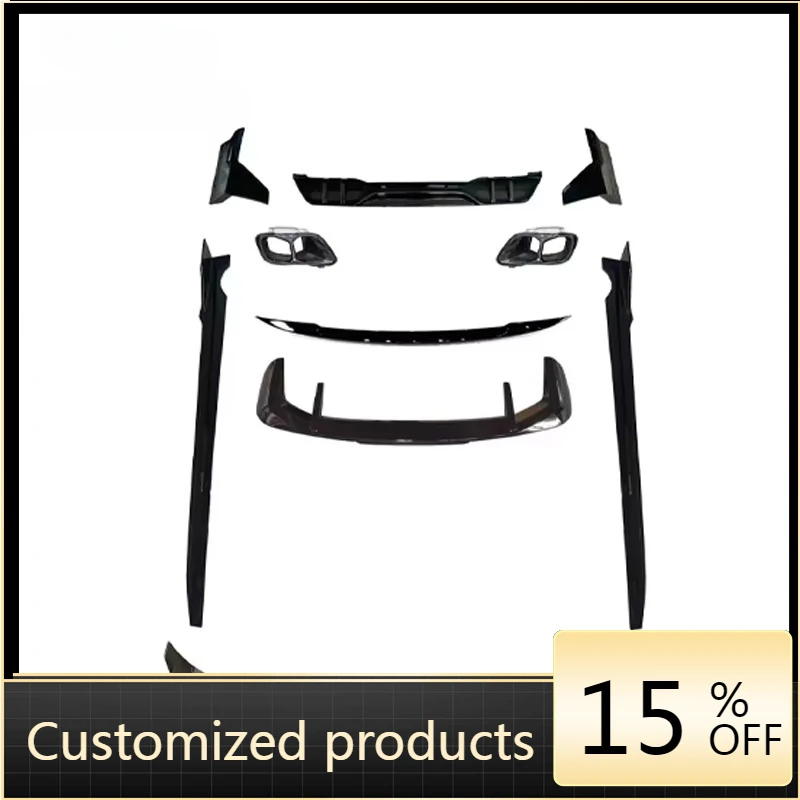 

High quality, professional and reliable.2023 X5 G05 MP Style Bodykit 1:1 Black Front Lip Bumper Splitters Rear Diffuser Spoiler