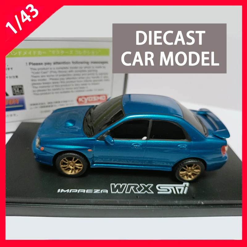 Kyosho 1:43 Scale Impreza WRX STi Alloy Sports Car Model Static Collection Decorated Holiday Gifts Toys