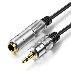 3.5mm male to 6.35MM female 6.5 Three-core female 3.5 male lossless conversion cable Audio cable