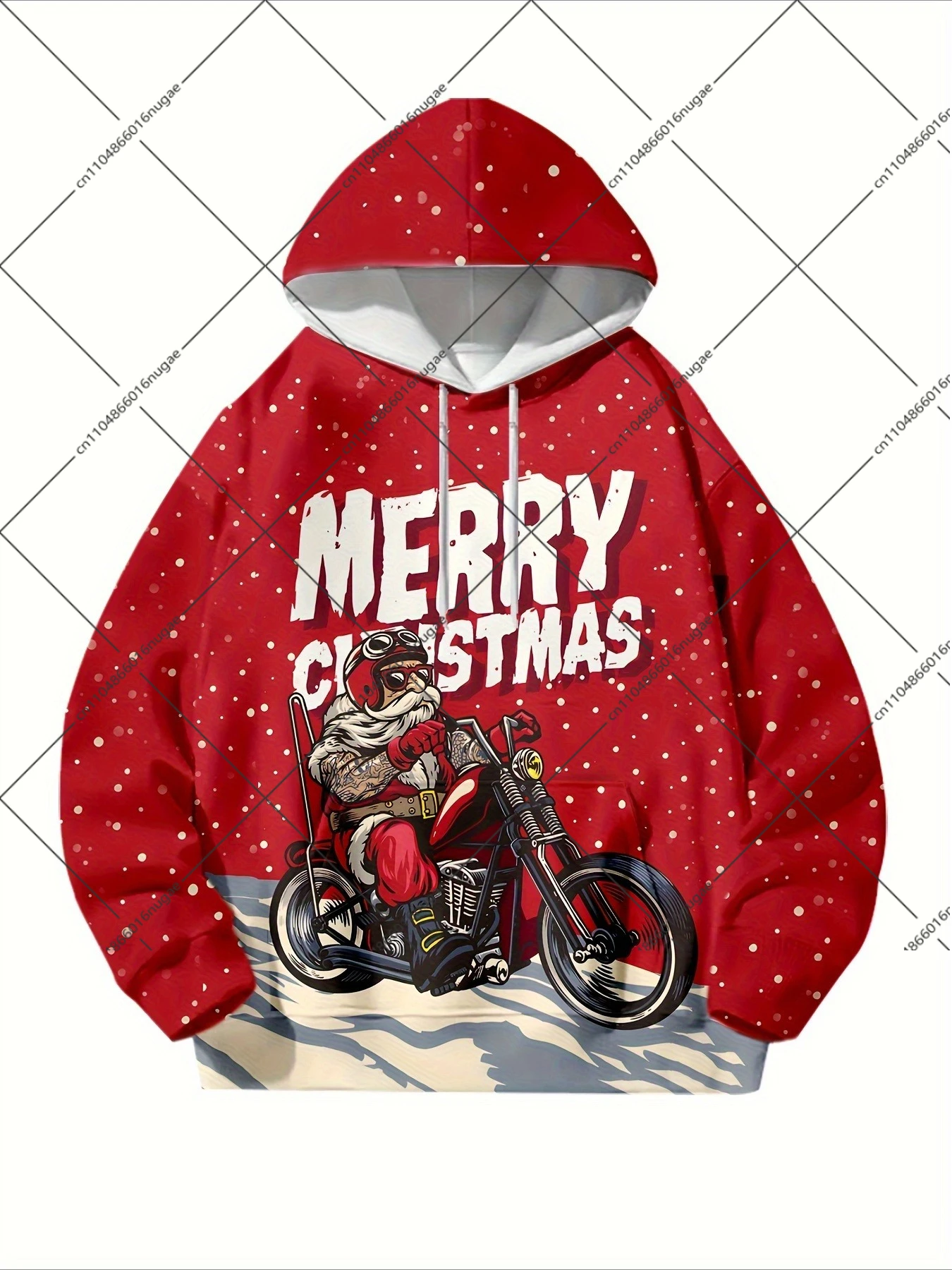 

2526 new winter Spring 3D Printed womenMen's Hoodie Street Fashion Versatile Clothing Outdoor Sports Sweatshirt Merry Christmas