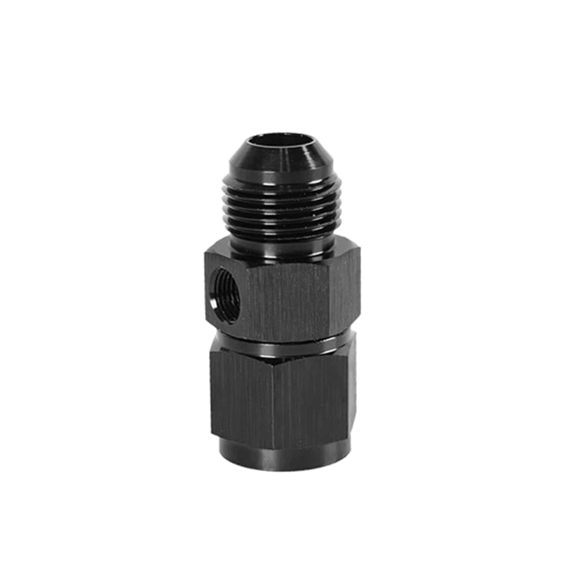 AN4 AN6 AN8 AN10 AN12-1/8 NPT AN Swivel Joint Connection for Oil Gauge Sensor Side Port Adapter Alloy Flare Fitting Part