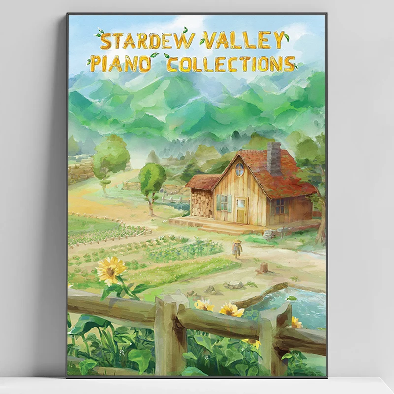 Stardew Valley Game Poster Art Print Home Decorations Gaming Room Decoration Decorative Paintings Painting on Canvas Wall Decor