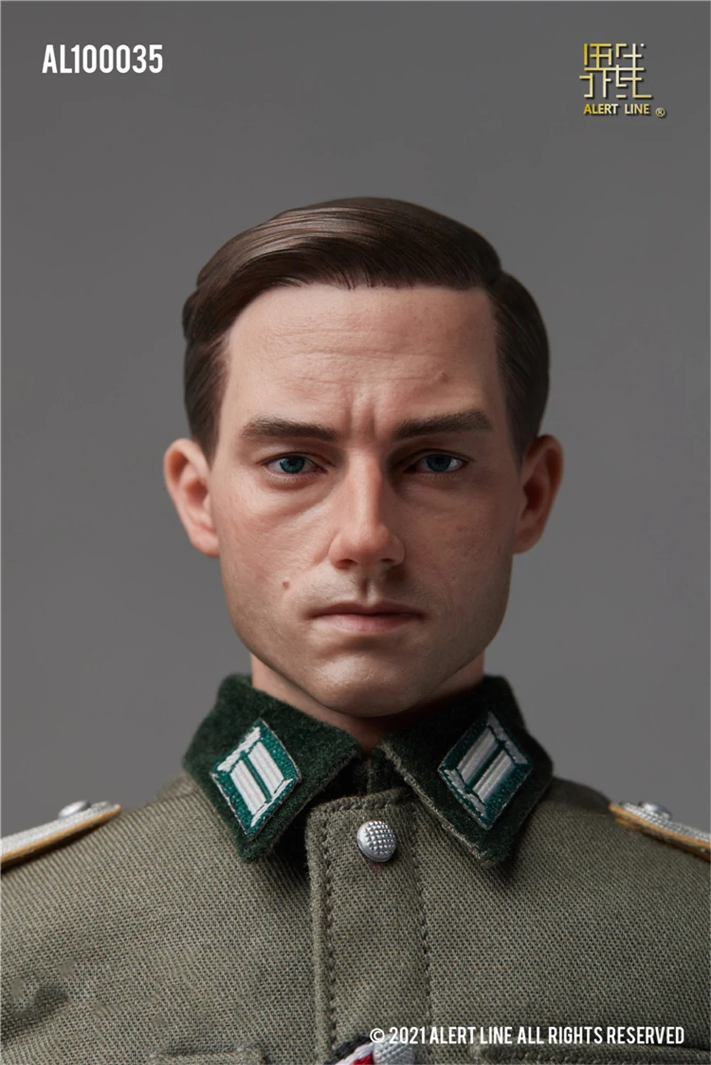 Scale 1/6th Alert Line AL100035 WWII Series General Officer Of German Head Sculpture Neck Connector Body For DIY Accessories