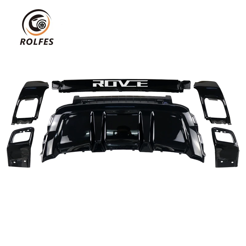 

ROLFES New Auto Rear Bumper Trunk Cover Fake Tail Pipe Trim For Land Rover Range Rover Evoque 2012-2019 Dynamic L538 Accessories