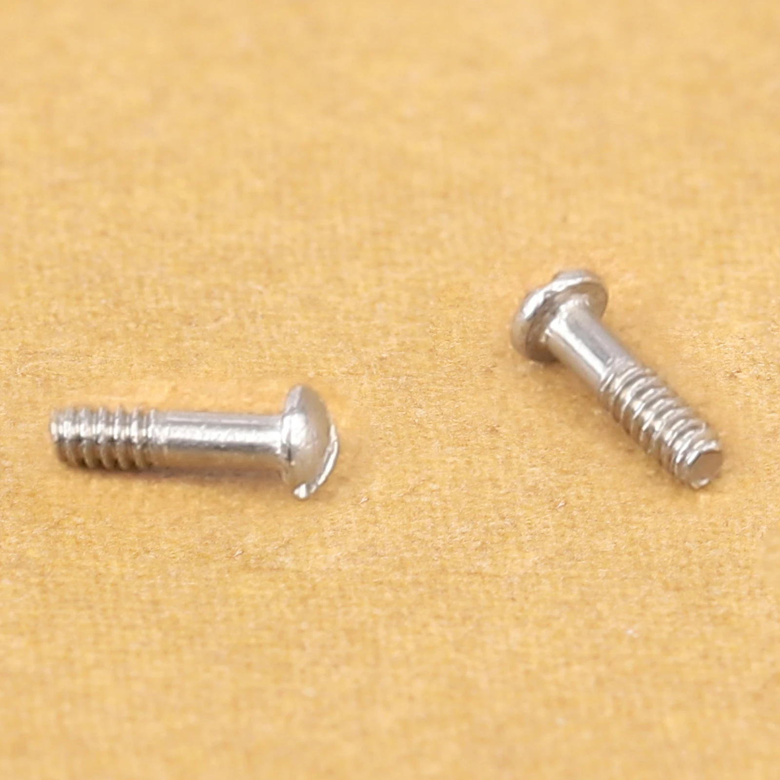 LOCKFIT Replacement Stainless Steel Flat-Slotted Screws 1.8*1.0*3.6mm for RayBan Jack li RB8265 51mm 53mm Frame